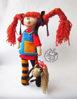 Mischievous red-haired doll