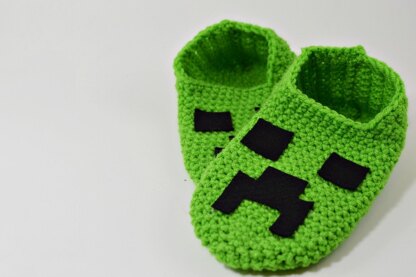 Minecraft Creeper Slippers