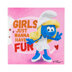 Crystal Art Smurfette Card Diamond Painting Kit