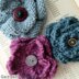 Corsage Flower Brooch Trio