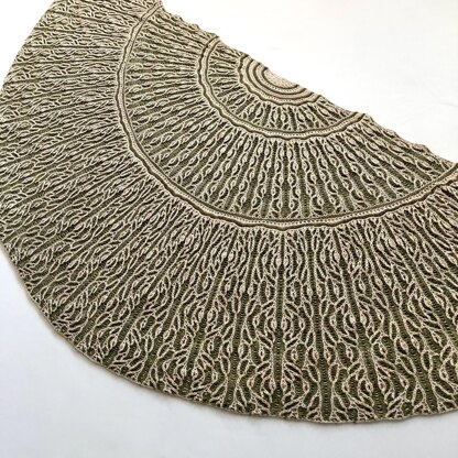 Hedge Maze Shawl