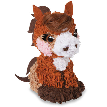 Orb Factory Plush Craft Fabric Fun Kit - Pony