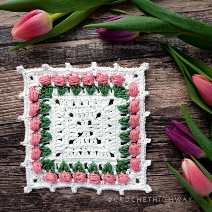 For the Love of Tulips Coaster