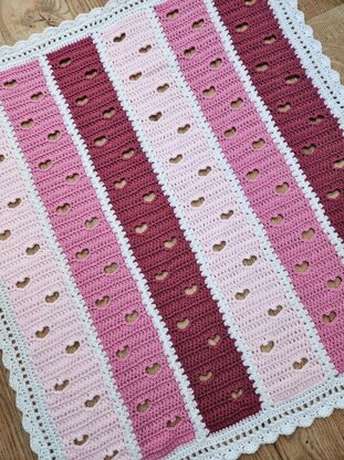 Hearts Mile A Minute Blanket