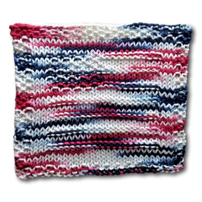 July: American Flag Washcloth