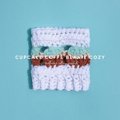 Cupcake Coffee Beanie Cozy