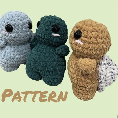 Baby Turtle Crochet Amigurumi Plushie Toy Pattern