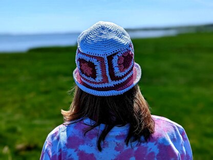 Raspberry Ripple Bucket Hat