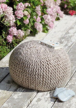 Rug and Stool Cover in Sirdar Gorgeous - 7965 - Downloadable PDF