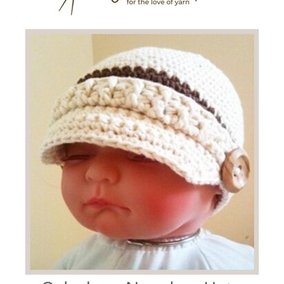 Oxleyham Newsboy Baby Hat Crochet Pattern