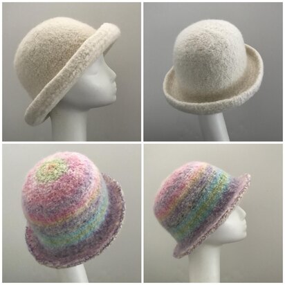 Felted Derby Hat