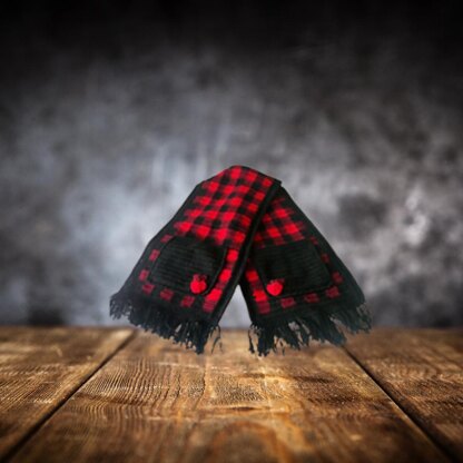 Plaid Pocket Shawl
