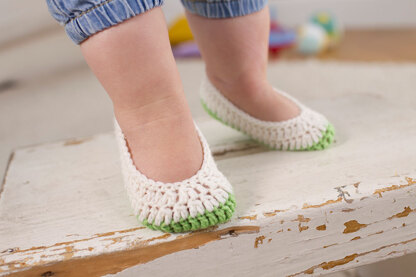 Baby Slippers in Schachenayr Baby Smiles Bravo Baby 185 - S9092