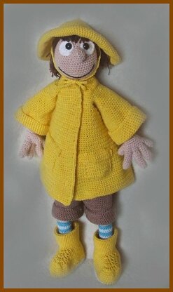 Autumn Girl amigurumi doll