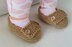 Baby shoes with buttoned strap - Nadia