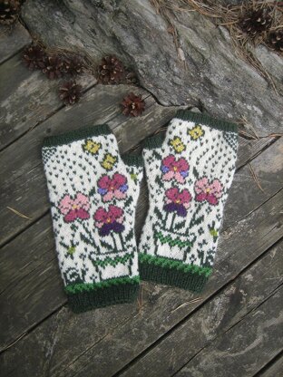 Summer Garden Mitts & Mittens