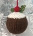 Knit Christmas Ball Ornaments