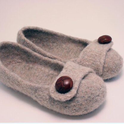 French Press Felted Slippers