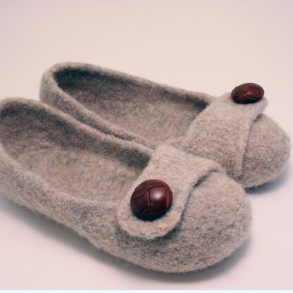 French Press Felted Slippers