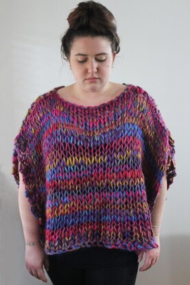 Knitted Rainbow Top