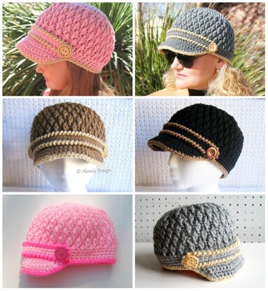 Two-Button Visor Hat (Child - Adult)