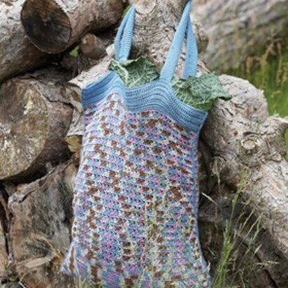 Shopping Bag in Bernat Handicrafter Crochet Thread