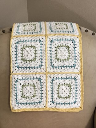 Crochet Baby Blanket Pattern Chunky Blanket Pattern Easy Pattern by Deborah  O'leary Patterns English Only 