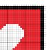 C2C Crochet Pattern I LOVE YOU Red Throw Intarsia Valentine's Day