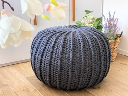 Super Chunky Crochet Pouf