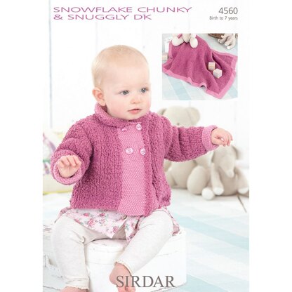 Jacket And Blanket in Sirdar Snowflake Chunky - 4560