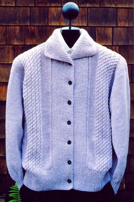 Mari Sweaters MS 118 Mock Cable Jacket