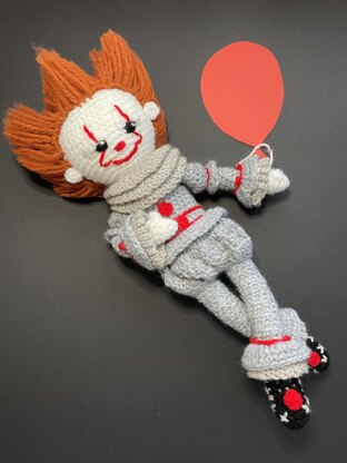 Creepy Clown amigurumi