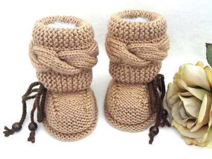 Knitting PATTERN Baby Shoes Baby Uggs Eric