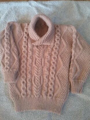 Shawl collar jumper 2