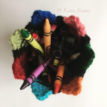 Colorful Crayon Holder