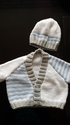 Grandson (to be) 1st cardigan