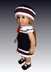 Sailor Set. Fits American Girl Doll and 18 inch. Knitting.