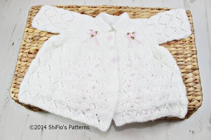 279-Lacey Matinee Set Knitting Pattern #279
