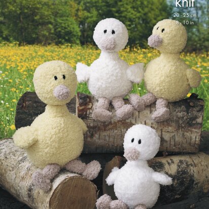 Cuddles DK Ducks in King Cole Cuddles DK & Dollymix DK - 9042 - Downloadable PDF