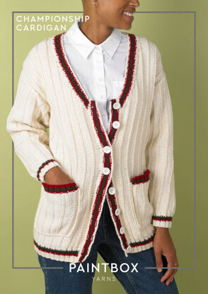 Paintbox Yarns Championship Cardigan PDF (Free)