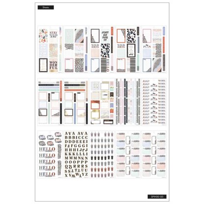 The Happy Planner Colorful Leopard 30 Sheet Sticker Pad