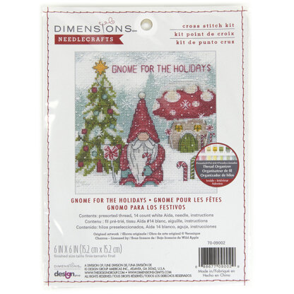 Dimensions Gnome for the Holidays Cross Stitch Kit