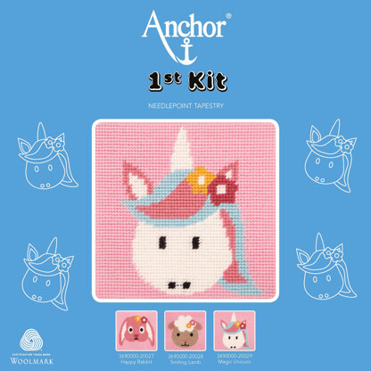 Anchor 1st Kit - Magic Unicorn Tapestry Kit