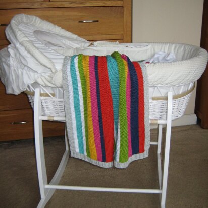 Stripy Bright Blanket