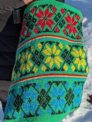 Traditional Flower Pattern Bag