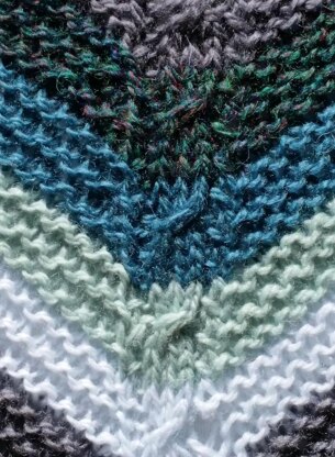 Kingfisher Shawlette