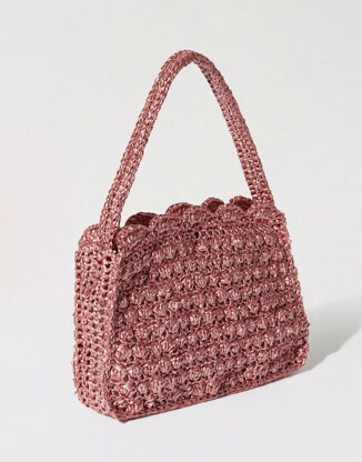 Vicente Bag in Wool and the Gang Shiny Ra-Ra Raffia - Leaflet