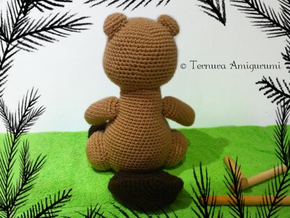 Crochet pattern Sweet beaver