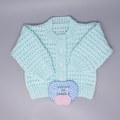 Mali Pram Set 20" chest Cardigan, Trousers &Hat