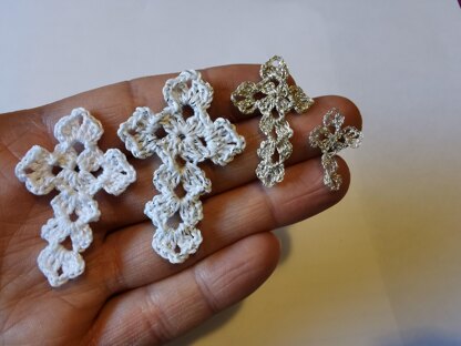 Crochet Cross favor pattern